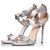 Sandali metallici Giuseppe Zanotti Argento Metallico