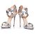 Sandali metallici Giuseppe Zanotti Argento Metallico - vista 4