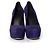 Décolleté in suede viola Brian Atwood Porpora - vista 3