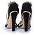 Sandali in suede e pelle Jimmy Choo D'oro Metallico - vista 5