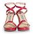 Fuchsia Sandale von Jimmy Choo mit Korkabsatz Pink - Ansicht 3