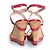 Fuchsia Sandale von Jimmy Choo mit Korkabsatz Pink - Ansicht 4