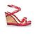 Fuchsia Sandale von Jimmy Choo mit Korkabsatz Pink - Ansicht 6