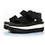 Stella Mc Cartney Sandalo a piattaforma tripla Stella McCartney Nero