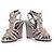 Wedge gladiatore Balenciaga con borchie Grigio - vista 4