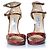 Jimmy Choo Python Sandale in Orange und Pink - Ansicht 5