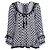 Autre Marque Top de jacquard tejido con borlas Dodo Bar Or. Negro