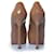 Pompe Tribute en cuir verni Yves Saint Laurent Marron Beige  - vue 3
