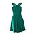 Vestido de encaje sin mangas Riviera verde Sandro.