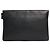 Victoria Beckham Clutch aus schwarzem Schlangenleder mit Prägung - Ansicht 2