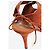 Aquazzura Décolleté in suede marrone con lacci - taglia EU 39 (UK 6) - vista 3