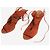 Aquazzura Décolleté in suede marrone con lacci - taglia EU 39 (UK 6) - vista 4