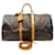 Louis Vuitton Keepall Monogram Boston Bag Brown Cloth  ref.2604982