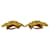 Boucles d'oreilles Coco Mark de Chanel Doré Métallisé  - vue 4