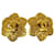 Boucles d'oreilles Coco Mark de Chanel Doré Métallisé  - vue 5