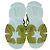 Sandali D-Connect Verde Chiaro Christian Dior Multicolore - vista 7