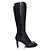 Botas de cuero elástico negras Sergio Rossi Negro - vista 4