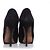 Décolleté platform in suede nero Gucci - vista 3