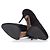 Décolleté platform in suede nero Gucci - vista 7