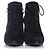 Stivaletti in suede con lacci Saint Laurent Nero - vista 5