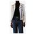 Saint Laurent Weiße Lederbikerjacke - Größe UK 8 - Ansicht 3