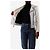 Saint Laurent Weiße Lederbikerjacke - Größe UK 8 - Ansicht 4