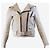 Saint Laurent Weiße Lederbikerjacke - Größe UK 8 - Ansicht 5