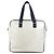 Borsa a spalla Chanel Airline CC Logo Coco Mark Bianco Blu - vista 2