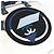 Borsa a spalla Chanel Airline CC Logo Coco Mark Bianco Blu - vista 8