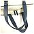 Borsa a spalla Chanel Airline CC Logo Coco Mark Bianco Blu - vista 9
