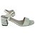 Sandali a blocco Bally Ivory Celeste Bianco Crudo
