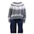 Nili Lotan Dunkelgrauer Fairisle-Pullover - Größe L