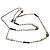 Collana in metallo Chanel CC D'oro Metallico