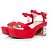 Miu Miu Crystal embellished platform sandals Red