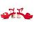 Miu Miu Crystal embellished platform sandals Red - view 3