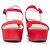 Miu Miu Crystal embellished platform sandals Red - view 4