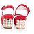 Miu Miu Crystal embellished platform sandals Red - view 5