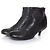 Lanvin Stiefeletten mit Kitten-Heel Schwarz