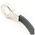 Bracciale in pelle e acciaio inossidabile Louis Vuitton Nero - vista 3