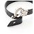Bracciale in pelle e acciaio inossidabile Louis Vuitton Nero - vista 8