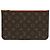 Pochette Neverfull Monogram Louis Vuitton Rosso