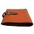 Portafoglio compatto Hermès Béarn in capra Mysore Arancione - vista 5