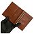 Portafoglio compatto Hermès Béarn in capra Mysore Arancione - vista 8