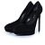 Décolleté Janis in suede nero Saint Laurent