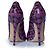 Lila Leder-Python-Pumps von Jimmy Choo - Ansicht 5