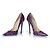 Lila Leder-Python-Pumps von Jimmy Choo - Ansicht 6