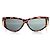 Gianni Versace Tortoise Shell Rectangular Sunglasses. Brown