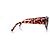 Gianni Versace Tortoise Shell Rectangular Sunglasses. Brown - view 5