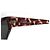 Gianni Versace Tortoise Shell Rectangular Sunglasses. Brown - view 7