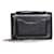 Valentino Garavani Sac à épaule en cuir Demilune chaîne Valentino Noir  - vue 2
